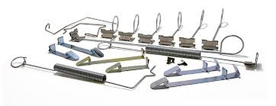 Filter clips and hold-down hardware